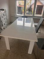 Uitschuifbare eettafel 200 x 90cm, Huis en Inrichting, Tafels | Eettafels, Ophalen, 50 tot 100 cm, Zo goed als nieuw, Vijf personen of meer