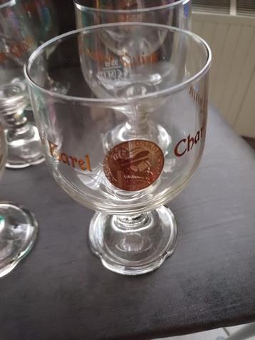 Charles Quint Keizer Karel 6 x Le prix est par pièce, Enlèvement, Comme neuf, Verre ou Verres