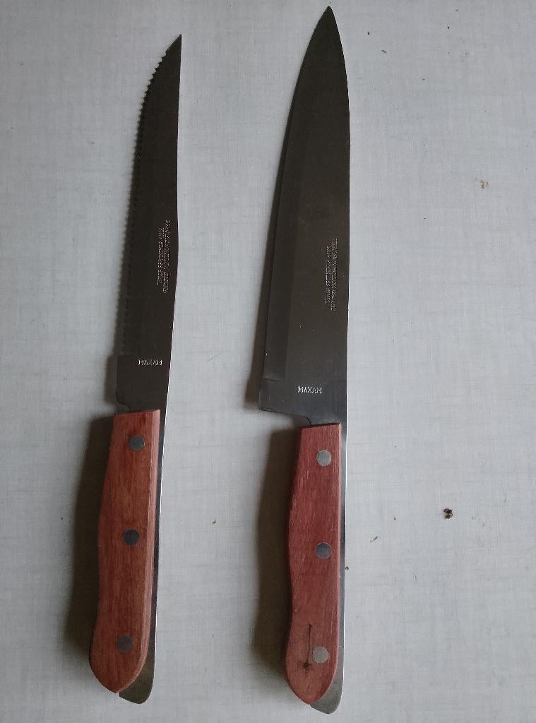 Koksmessen, Huis en Inrichting, Keuken | Bestek, Ophalen, Zo goed als nieuw, Overige materialen, Los bestek