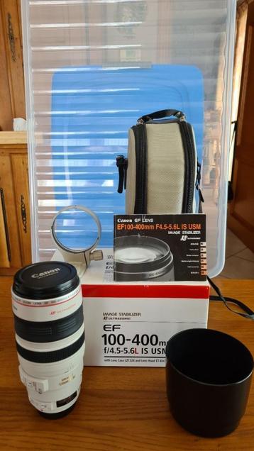 Canon eF/100-400L f 4.5-5.6 IS USM-lens (ALS NIEUW) beschikbaar voor biedingen