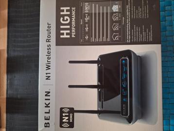Belkin n1 Wireless router, Enlèvement, Comme neuf