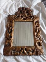 Petit Miroir doré   baroque   biseauté, Antiquités & Art, Antiquités | Miroirs, Enlèvement ou Envoi
