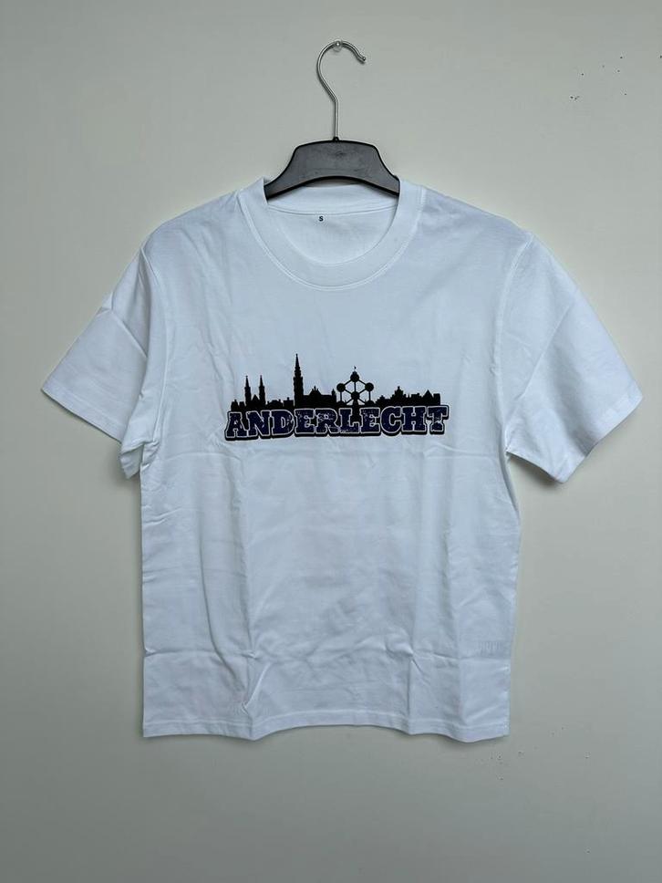 Anderlecht T-Shirt, Kleding | Heren, T-shirts, Nieuw, Maat 52/54 (L), Paars, Ophalen of Verzenden
