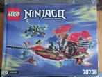 lego ninjago 70738 Final Flight of Destiny's Bounty, Comme neuf, Ensemble complet, Lego, Enlèvement ou Envoi