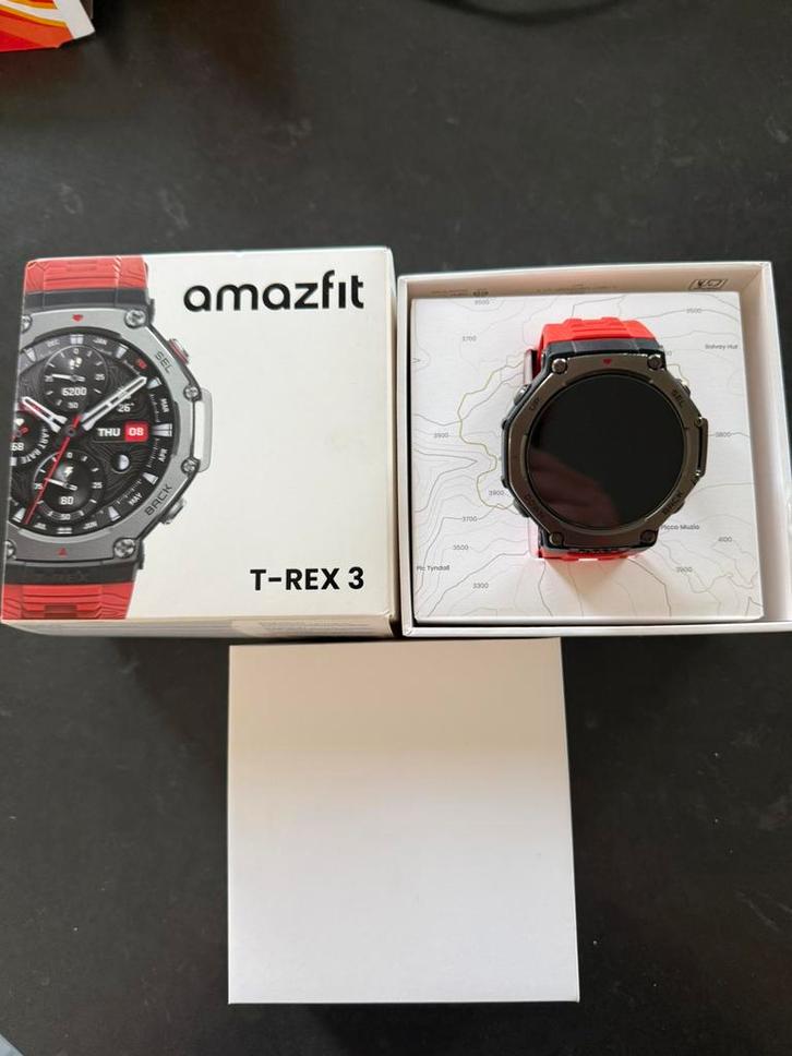 Amazfit T-Rex 3 met extra bandje, Bijoux, Sacs & Beauté, Montres connectées, Comme neuf, GPS, Étanche, Enlèvement ou Envoi