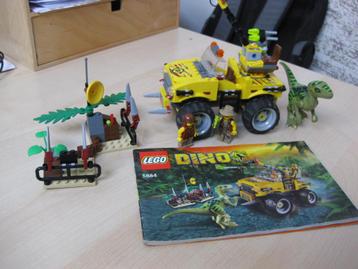 Lego 5884 Dino , raptor chase, Enlèvement ou Envoi, Utilisé, Ensemble complet, Lego