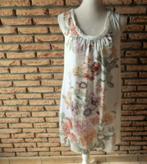 (6)- robe femme t.40 blanche fleurie - H£M -, Maat 38/40 (M), H&M, Wit, Ophalen of Verzenden