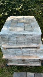63m2 blauwe steen 15x15x2,5 (2800st), Tuin en Terras, Tegels en Klinkers, Ophalen, Zo goed als nieuw, Terrastegels, Natuursteen