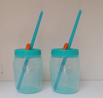 Tupperware™ « Universal Jar + Rietjes Eco » x 2 beschikbaar voor biedingen