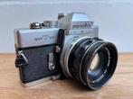 Minolta SRT 101 + Minolta Rokkor pf 55mm f1.7, Audio, Tv en Foto, Ophalen, Gebruikt, Spiegelreflex, Minolta