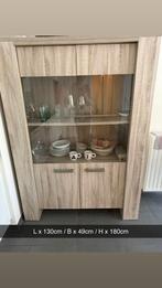Vitrine kast €100, Huis en Inrichting, Kasten | Vitrinekasten, Ophalen, Zo goed als nieuw
