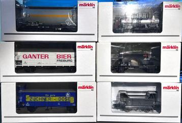 3252. Geweldige set van 6 „Insider” H0 Märklin wagons. beschikbaar voor biedingen