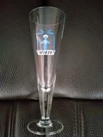 Oud fluitglas bierglas Wieze, Verzamelen, Biermerken, Ophalen of Verzenden