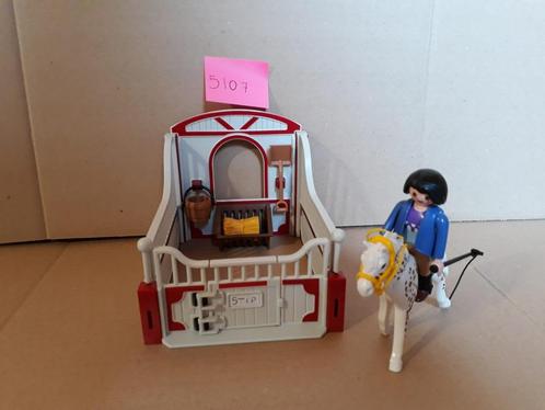 Playmobil Knabstrupper met paardenbox - 5107, Kinderen en Baby's, Speelgoed | Playmobil, Nieuw, Complete set, Ophalen