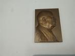 Vends plaque de bonze 8,5cm sur 6cm, Ophalen of Verzenden, Brons