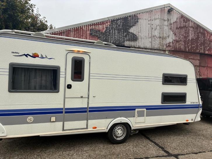 Hobby 540 UK kinderkamer mover voortent, Caravans en Kamperen, Caravans, Particulier, tot en met 5, 1000 - 1250 kg, Rondzit, Hobby