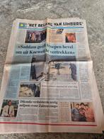 Vintage krant 26 februari 1991 geboortekrant, Ophalen, Krant