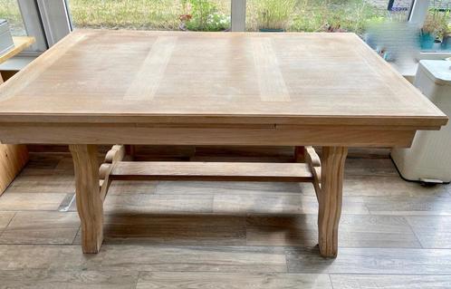 Massief houten tafel, Huis en Inrichting, Tafels | Eettafels, Gebruikt, 50 tot 100 cm, 150 tot 200 cm, Vijf personen of meer, Rechthoekig