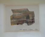 WILLEM VAN HECKE / ABSTRACTIE / OLIEVERF PANEEL / 32x37cm, Ophalen of Verzenden