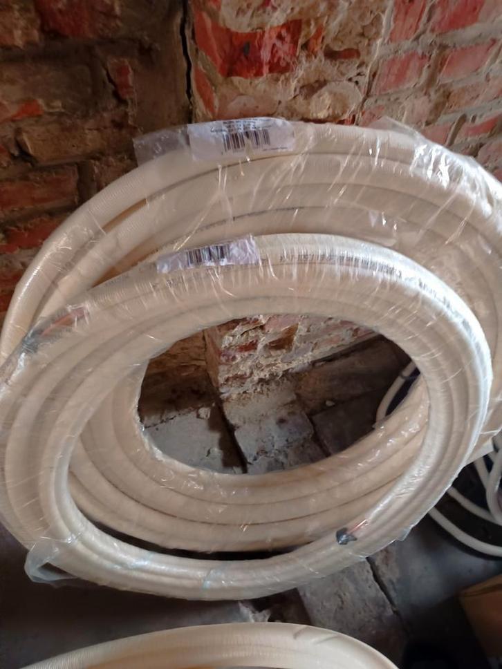 Koelleidingen airco of warmtepompen, Doe-het-zelf en Bouw, Buizen en Afvoer, Zo goed als nieuw, Ophalen