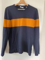Heren trui blauw oranje maat large Lindbergh, Maat 52/54 (L), Blauw, Ophalen of Verzenden, Lindbergh