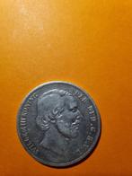Rijksdaalder 1858 Willem 3, Koning Willem III, Verzenden, Zilver, Losse munt