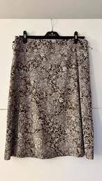 Biaggini bruine rok met witte bloemen, Biaggini, Bruin, Maat 46/48 (XL) of groter, Ophalen of Verzenden