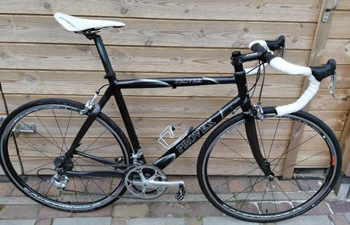 Alu carbon racefiets met Campagnolo 10v, Fietsen en Brommers, Fietsen | Racefietsen, Zo goed als nieuw, 15 tot 20 versnellingen