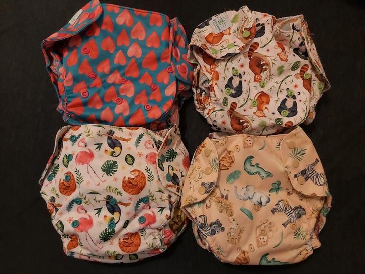 Anavy nachtluier met inlegger + overbroekje Blümchen XL (4), Kinderen en Baby's, Babykleding | Overige, Zo goed als nieuw, Ophalen