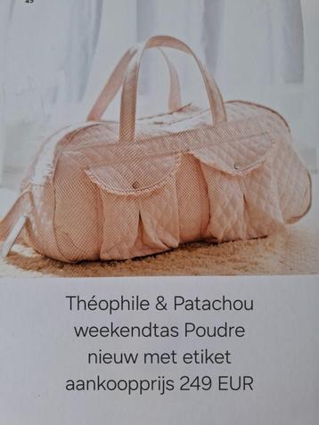 Théophile & Patachou weekendtas Poudre - nieuw met etiket beschikbaar voor biedingen