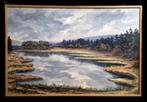Fernand PONTHIER 1885-1952, groot schilderij., Antiek en Kunst, Ophalen