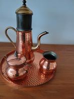 Koper koffie set, Antiek en Kunst, Antiek | Brons en Koper, Ophalen, Koper