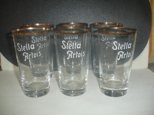 Bierglas Stella Artois, 33cl, boerke, 6 stuks te koop, Collections, Marques de bière, Comme neuf, Verre ou Verres, Stella Artois