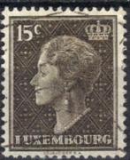 Luxemburg 1948-1953 - Yvert 414 - Charlotte (ST), Timbres & Monnaies, Timbres | Europe | Autre, Luxembourg, Affranchi, Envoi