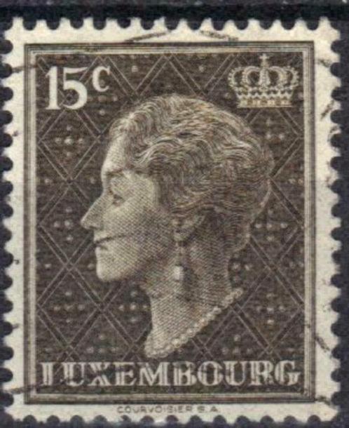 Luxemburg 1948-1953 - Yvert 414 - Charlotte (ST), Timbres & Monnaies, Timbres | Europe | Autre, Affranchi, Luxembourg, Envoi