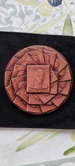 2000 Millenium bronzen kalender met Leopold 1 op., Antiek en Kunst, Antiek | Brons en Koper, Ophalen