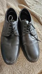 Zwarte  leren heren schoenen 46, Enlèvement, Comme neuf