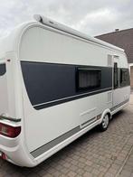 2020 Hobby 495 WFB De Luxe, Caravans en Kamperen, Hobby, Treinzit, Particulier, Kachel