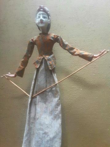 Marionnette de théâtre wayang indonésien, java
