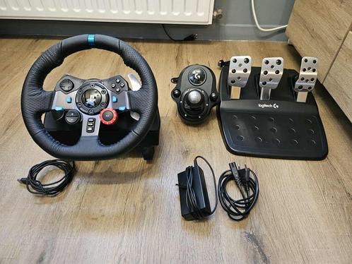 Logitech G29 Driving Force racestuur, Games en Spelcomputers, Spelcomputers | Sony Consoles | Accessoires, Zo goed als nieuw, PlayStation 4