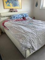 Boxspring 180 x200, Huis en Inrichting, Ophalen, Gebruikt, Wit, Tweepersoons