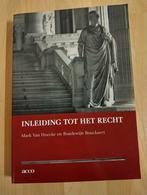 "Inleiding tot het recht", Mark Van Hoecke, Comme neuf, Enlèvement ou Envoi