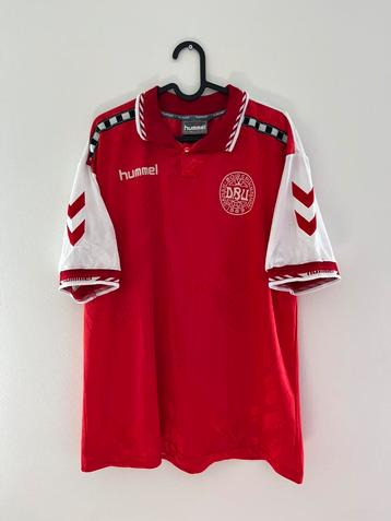Voetbalshirt Denemarken Hummel maat XL retro 