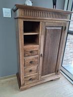 kast te koop wegens verhuis, Ophalen, Gebruikt, 100 tot 150 cm, Koloniaal