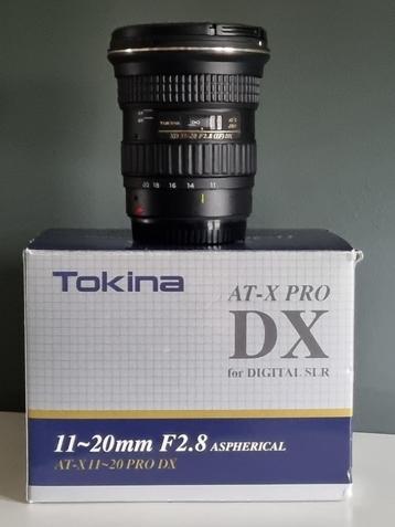 Tokina 11-20mm f/2.8 (Canon EF) NIEUW! => 199€