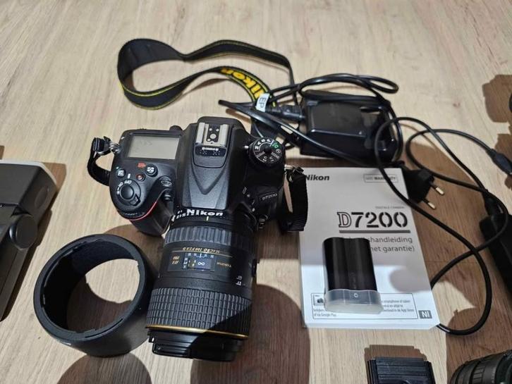 nikon d7200 met veel extras, Audio, Tv en Foto, Fotocamera's Digitaal, Zo goed als nieuw, Spiegelreflex, Nikon, Ophalen