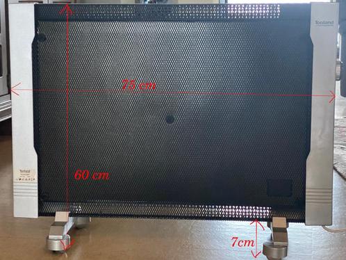 2 Verplaatsbare Elektrisch Vuren Toolland 2000 Watt, Bricolage & Construction, Chauffage & Radiateurs, Comme neuf, Radiateur, 800 watts ou plus