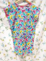 Vintage meerkleurige jurk uit de jaren 80 (handgemaakt), Kleding | Dames, Maat 38/40 (M), Overige kleuren, Ophalen of Verzenden