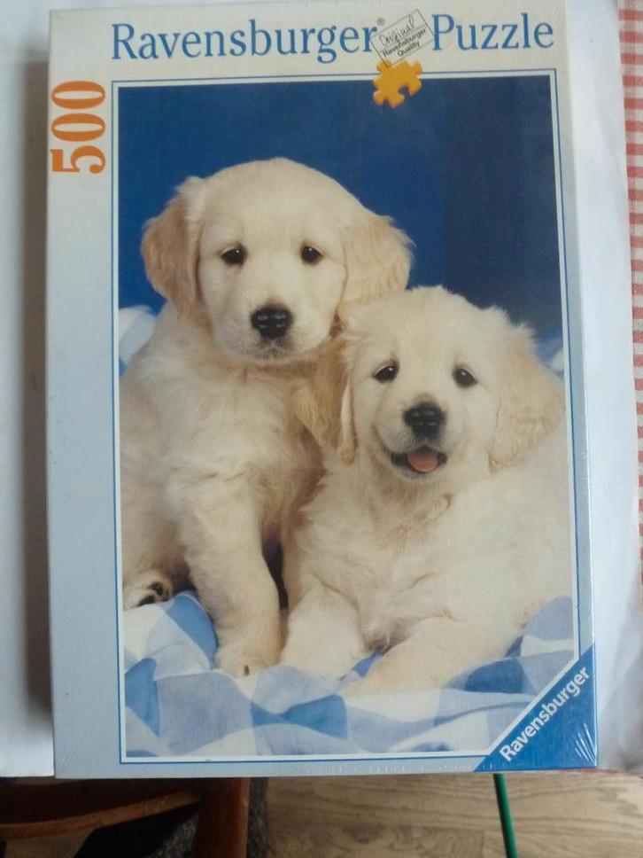 puzzel 2 honden, NIEUW ! 500 stukken, Hobby en Vrije tijd, Denksport en Puzzels, Nieuw, Legpuzzel, 500 t/m 1500 stukjes, Ophalen of Verzenden