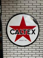 CALTEX emaille reclamebord XL, Verzamelen, Merken en Reclamevoorwerpen, Ophalen, Gebruikt, Reclamebord